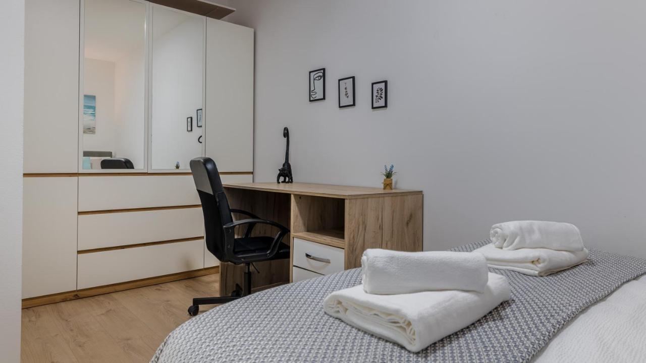 Brand New Apartment In City Center, Big Terrace Zagabria Esterno foto